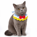 Fairy Tale Princess Bib (Red Bow) | Artisan Knit Pet Collar