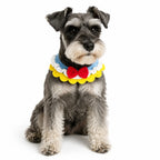 Fairy Tale Princess Bib (Red Bow) | Artisan Knit Pet Collar