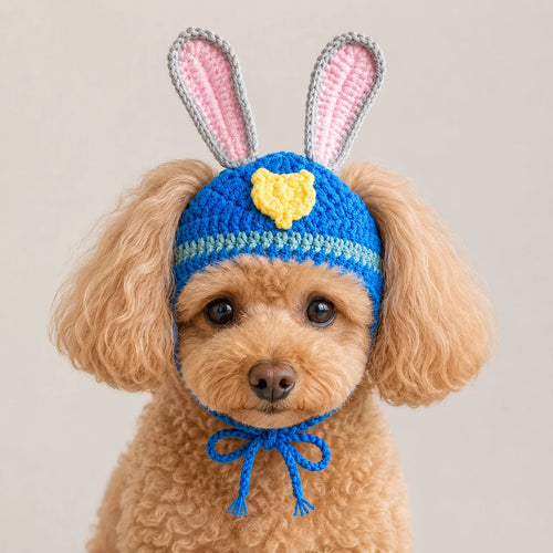 knit knit pet costume hat for small dogs and cats